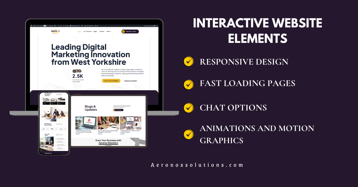 Make an Interactive Website 