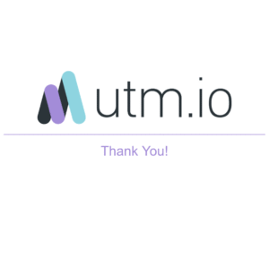 UTM.IO CHROME EXTENSION