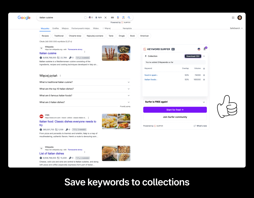 Keyword Surfer Keyword Research tool