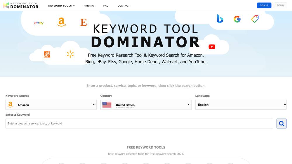Keyword Tool Dominator Keyword Research tool